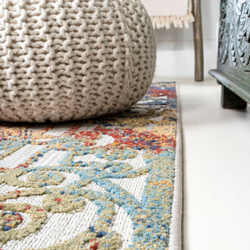 Cetara Ornate Trellis Indoor/outdoor Area Rug